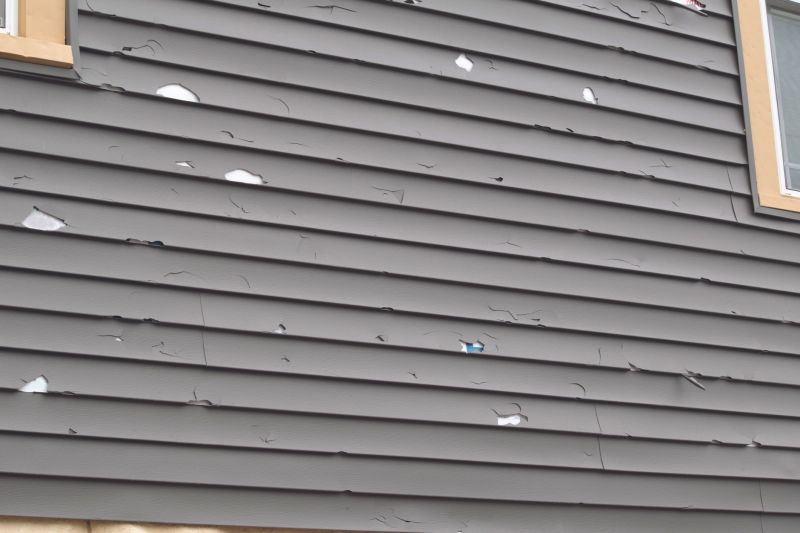 Siding repair work