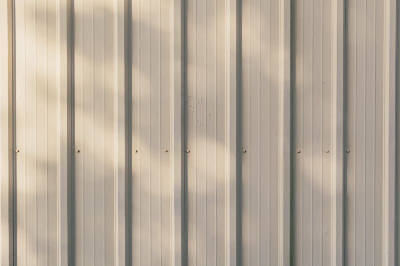 New siding panels being fitted